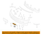 51118250414 00-04 Cover Bmw Front Oem Bracket X5 Bumper-tow