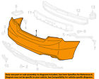 04715tr7a80zz Civic Cover Oem Bumper-bumper 2013 Honda Rear