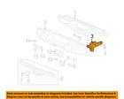 15794061 06-10 Oem H3 Hummer Gm Bracket Bumper-mount Rear