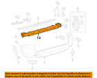 523500r020 06-12 Rear Toyota Bumper-reinforcement Rav4 Beam Oem