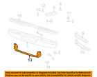 1f7050230 07-09 B4000 Mazda Rear Oem Bumper-reinforcement