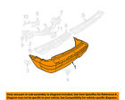68002937ab 07-09 Dodge Rear Chrysler Durango Oem Cover Bumper-bumper