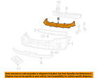 68002914ab 07-09 Foam Absorber Oem Bumper-bumper Chrysler Aspen Impact