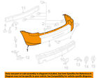68021290ac 07-10 Rear Patriot Oem Chrysler Jeep Bumper-bumper Cover
