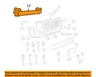 5116373ae 07-14 Front Chrysler Oem Patriot Grille-reinforcement Bumper Jeep