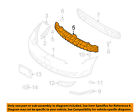 8g1z17c882a 08-09 Ford Bumper-bumper Absorber Taurus Oem Foam Impact