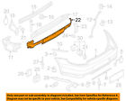 99750547504 09-12 911 Rear Shield Porsche Bumper-protect Oem