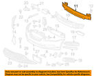 C2z18083 09-13 Bar Oem Jaguar Xf Bumper-impact Front