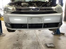 105-00369a Front Bumper Sedan Excluding Ses With Fog Lamps Fits 08-11 Focus 319548