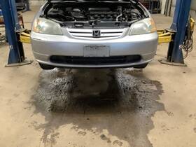 105-58833 Front Bumper Sedan Excluding Mx Fits 01-03 Civic 350490