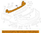 51127203976 11-14 Bmw Bar Bumper-impact Rear 528i Oem