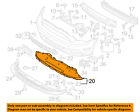 Br3z17626a 11-14 Oem Ford Mustang Grille- Bumper Shield Front