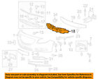 13243353 Regal Grille-absorber 11-13 Oem Gm Front Buick Bumper