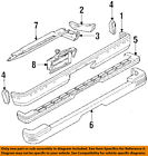 15701919 Gm Oem Jimmy Rear Strip