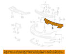 15800949 Lucerne 06-09 Bumper-bumper Oem Impact Gm Buick Foam Absorber