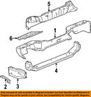 15886441 Rear Mount Bracket Oem Bumper-bumper Gm