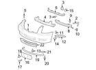 15907626 Gm Brand New Genuine Oem Bumper Cover Spacer Panel