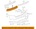 15951090 Gm Oem Bumper Impact Absorber Bar