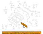 1648852422 Mercedes Shield Rear Gl350 Bumper- 10-12 Oem Mercedes-benz