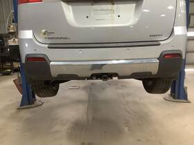 190-02115b Rear Bumper With Park Assist Ud7 Opt R13 Fits 10-15 Terrain 316846