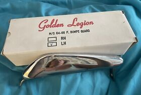17984b 1964 1966 Ford Mustang Left Front Bumper Guard 1 Only Nib