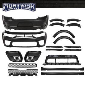 2014mmotor Mmo997877 Front Rear Bumper Kit Fender Flares Fit For 2015-2023 Dodge Charger Widebody