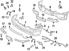 20388010059999 Genuine Grille Oem Mercedes-benz