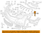 2048851116 Mercedes Oem Front Absorber Stiffener Right