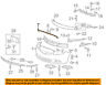 20897110 Gm Oem Buick Lacrosse Front Bumper Grille Seal
