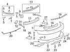 20904549 Gm Brand New Genuine Oem Bumper Cover Bracket
