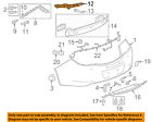20993950 Gm Buick Oem Regal Rear Bracket Left