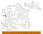 21288501267755 Mercedes Oem Front Hook Eye Cap Cover