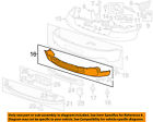 22755087 Front Hd Oem Gmc Sierra Deflector 2500 Bumper-air 11-14 Gm