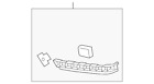 22804736 Gm Cadillac Genuine Bracket Bpr Fascia Si