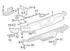 23112268 Gm Brand New Genuine Oem Bumper Face Bar Bracket