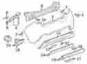 23190142 Gm 2013-2015 Buick Enclave Front Bumper Cover With Washer