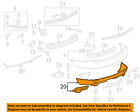 25777280 Gm Cadillac Bumper- Oem Rear Cover Srx 10-14