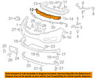 25975550 Gm Chevrolet Oem Volt Fr Bumper Foam Energy Absorber Bar