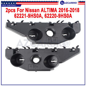 Eb3bbutea16f2us 2pcs Bumper Bracket Retainer Front Plastic Hold Mount For Nissan Altima 2016-18