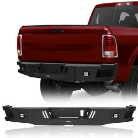 Bxg.6400 3-piece Modular Structure Rear Bumper Cover With Side Steps Fits 2010-2018 Ram 2500