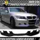 Blf-be90al-668 3-series Benz-vs-bmw 05-08 Bmw E90 Ap Style Front Bumper Lip Painted Jet Black Pu 848524052019