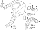 31333968-1 Volvo 31333968 Genuine Oem