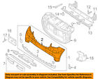 45388001702640 Smart Oem Fortwo Front Bumper Grille Cover