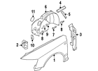 4f0-821-133-h Audi 4f0821133h Genuine Oem