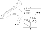 4g8890905 Audi Genuine Oem Stone Guard