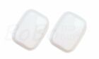 25-535 4pcs Universal Protector Guard For Car Bumper Pad Kit Front Back Rear White