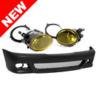 51117894379 51112498507 51117894378 Konzept Automobiltechnik Bmw Style Front Bumper Yellow Fog Lights