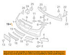 51117167575 Bmw Oem Front Hook Eye Cap Cover