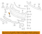 51117892595 Bmw Oem Front Hook Eye Cap Cover