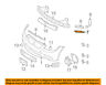 51117907205 Bmw Oem Front Bumper Grille Insert Left